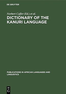 Livre Relié Dictionary of the Kanuri Language de 