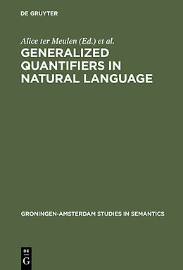 Fester Einband Generalized Quantifiers in Natural Language von 