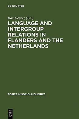 Livre Relié Language and Intergroup Relations in Flanders and the Netherlands de 