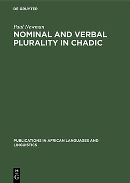 Fester Einband Nominal and Verbal Plurality in Chadic von Paul Newman