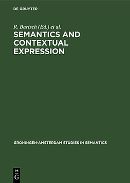 Livre Relié Semantics and Contextual Expression de 