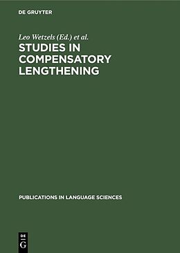 Livre Relié Studies in Compensatory Lengthening de 