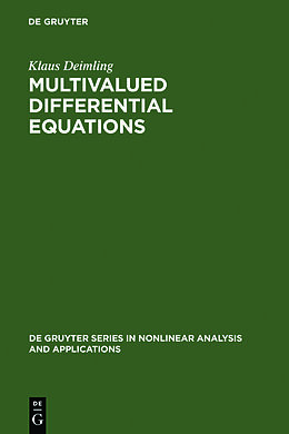 Livre Relié Multivalued Differential Equations de Klaus Deimling