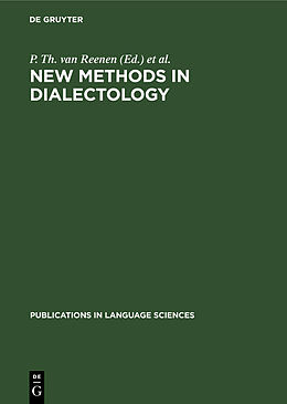 Fester Einband New Methods in Dialectology von 