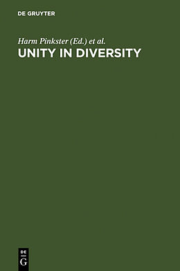 Livre Relié Unity in Diversity de 