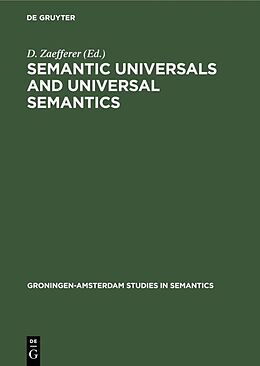 Fester Einband Semantic Universals and Universal Semantics von 
