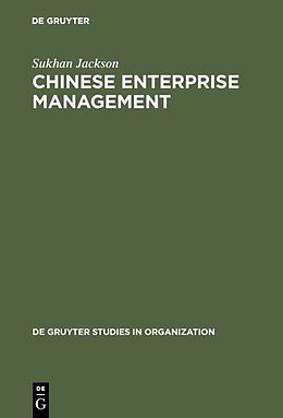 Livre Relié Chinese Enterprise Management de Sukhan Jackson