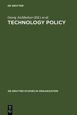 Livre Relié Technology Policy de 