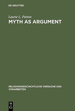 Livre Relié Myth as Argument de Laurie L. Patton