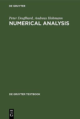 Fester Einband Numerical Analysis von Peter Deuflhard, Andreas Hohmann