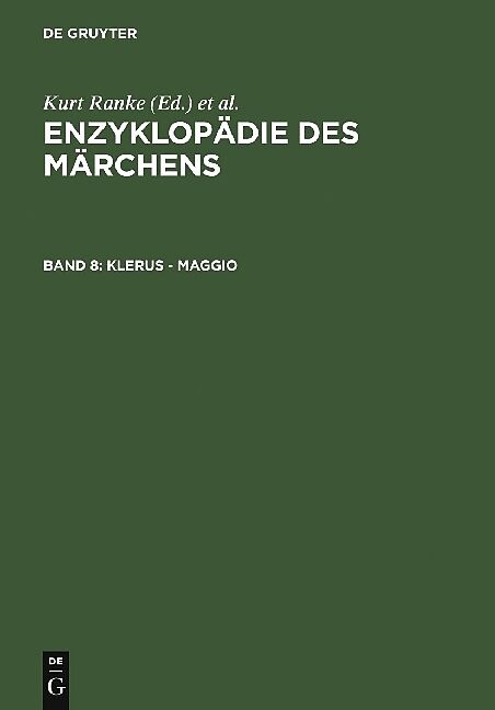 Enzyklopädie des Märchens / Klerus - Maggio
