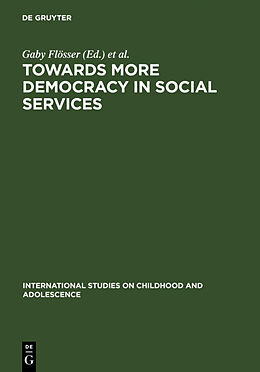 Fester Einband Towards More Democracy in Social Services von 