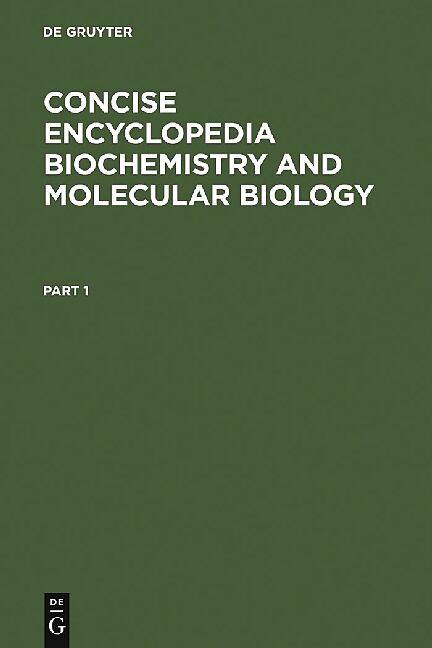 Concise Encyclopedia of Biochemistry and Molecular Biology