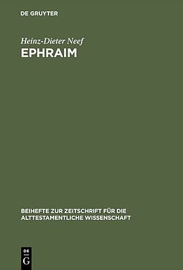 Fester Einband Ephraim von Heinz-Dieter Neef