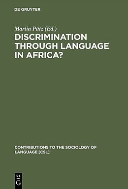 Fester Einband Discrimination through Language in Africa? von 