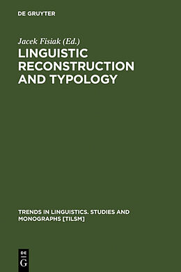 Livre Relié Linguistic Reconstruction and Typology de 