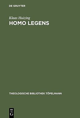 Fester Einband Homo legens von Klaas Huizing