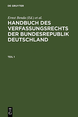 Fester Einband Handbuch des Verfassungsrechts der Bundesrepublik Deutschland von 