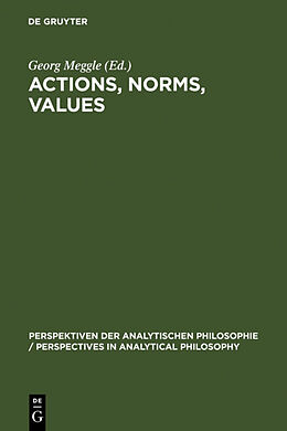 Livre Relié Actions, Norms, Values de 