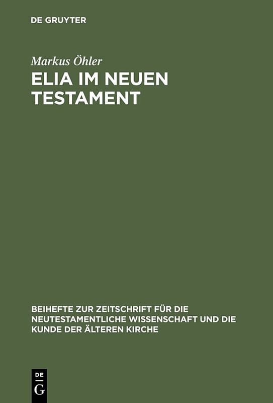 Elia im Neuen Testament
