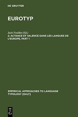 Livre Relié Actance et Valence dans les Langues de l'Europe de 