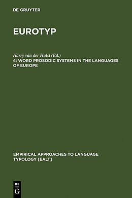 Livre Relié Word Prosodic Systems in the Languages of Europe de 