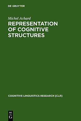 Livre Relié Representation of Cognitive Structures de Michel Achard