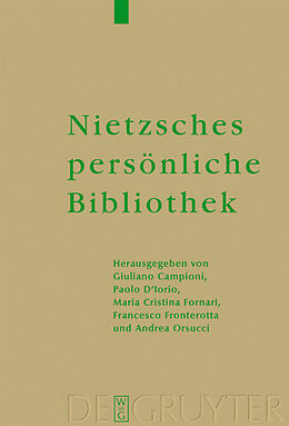 Fester Einband Nietzsches persönliche Bibliothek von 