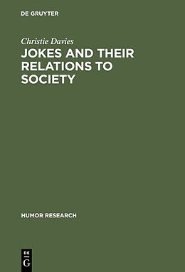 Livre Relié Jokes and their Relations to Society de Christie Davies