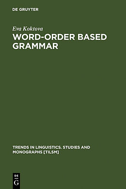 Fester Einband Word-Order Based Grammar von Eva Koktova