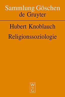 Fester Einband Religionssoziologie von Hubert Knoblauch