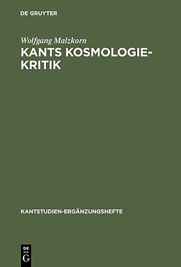 Fester Einband Kants Kosmologie-Kritik von Wolfgang Malzkorn