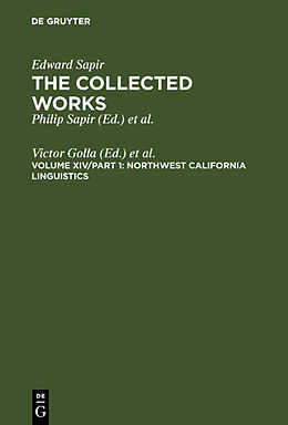 Livre Relié Northwest California Linguistics de 