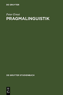 Fester Einband Pragmalinguistik von Peter Ernst