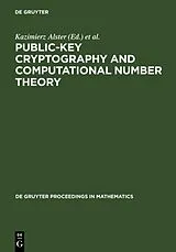 Fester Einband Public-Key Cryptography and Computational Number Theory von