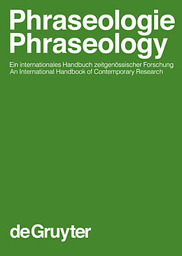 Fester Einband Phraseologie / Phraseology / Phraseologie von 