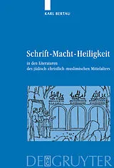 Fester Einband Schrift - Macht - Heiligkeit von Karl Bertau