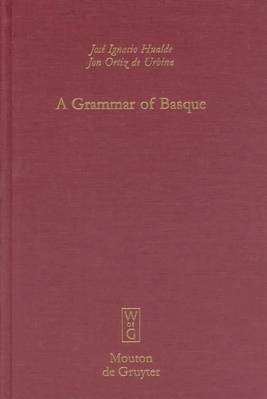 A Grammar of Basque