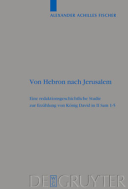Fester Einband Von Hebron nach Jerusalem von Alexander Achilles Fischer