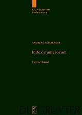 Fester Einband Index numerorum von Andreas Fassbender