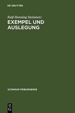 Fester Einband Exempel und Auslegung von Ralf-Henning Steinmetz