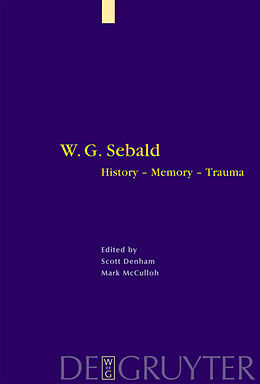 Livre Relié W. G. Sebald de 