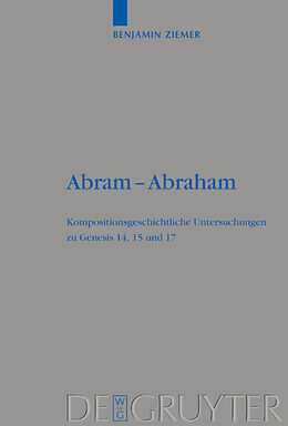 Fester Einband Abram - Abraham von Benjamin Ziemer
