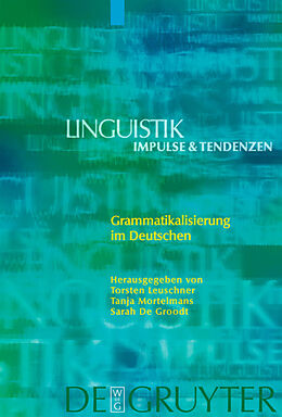 Fester Einband Grammatikalisierung im Deutschen von 