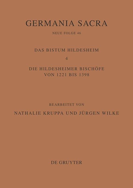 Germania Sacra. Neue Folge / Das Bistum Hildesheim