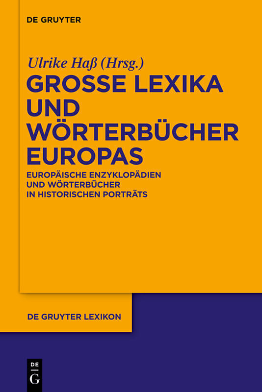 Große Lexika und Wörterbücher Europas
