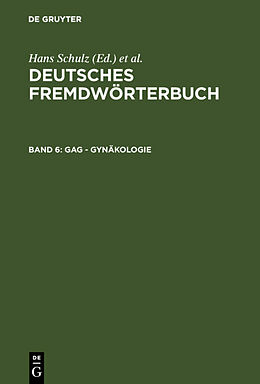Fester Einband Deutsches Fremdwörterbuch / Gag - Gynäkologie von 