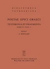 Fester Einband Musaeus. Linus. Epimenides. Papyrus Derveni. Indices von 