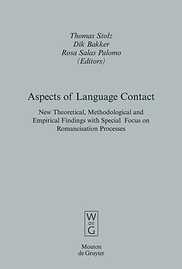 Livre Relié Aspects of Language Contact de 