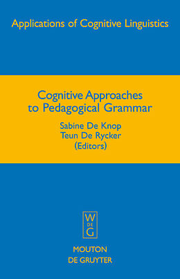 Livre Relié Cognitive Approaches to Pedagogical Grammar de 